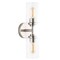 Jonathan Y Giles 16 in. 2-Light Farmhouse Industrial Iron Cylinder LED Sconce, Nickel/Clear JYL9548C - alternate 11