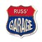 Signmission Russ's Garage, 12 Inch X 12 Inch, Plastic Sign SHI-P-12-383-RUSS - alternate 1