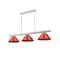 Z-Lite Vanguard Brushed Nickel 3 Light Billiard 3050-3BN-PRD - alternate 7