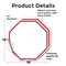 Signmission Blank Sign White Background, 18 inch X 18 inch, Vinyl Decal, 2PK OC-D-2PACK-18-27 - alternate 4