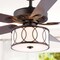 Jonathan Y Circe 52" 3-Light Transitional Glam Drum Shade LED Ceiling Fan With Remote, Oil Rubbed Bronze/White JYL9607B - alternate 11