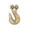 Mytee Products 4 Pack 1/4in G70 Clevis Grab Hooks 2860 lbs WLL Forged Steel for Lifting, Rigging, 4PK GH14x4 - alternate 8