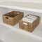 Happimess Leif Rustic Minimalist Hand-Woven Hyacinth Nesting Baskets with Handles, Natural (Set of 2), 2PK BSK1008A-2SET - alternate 8