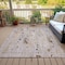 Homeroots 5' X 8' Linen And Gold Abstract Washable Indoor Outdoor Area Rug 631180 - alternate 6