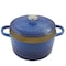 Crock-Pot Crock Pot Artisan 5 Quart Round Enameled Cast Iron Dutch Oven in Sapphire Blue 69142.02 - alternate 4