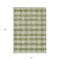 Homeroots 5' X 8' Green And Light Green Plaid Washable Indoor Outdoor Area Rug 595476 - alternate 7