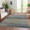 Homeroots 8' X 10' Granite Gray Striped Washable Indoor Outdoor Area Rug 608476 - alternate 9