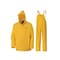 Pioneer PVC Rainsuit, Yellow, 3XL, Polyester, PVC, 0.35 mm Thick, Detachable, Yellow, 3XL V3010460U-3XL - alternate 1