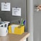 Acrimet Desktop Organizer Pencil, Pen, Paper, Clip, Caddy Holder (Plastic) (Paper Included) (Yellow Color) 954.AC - alternate 9