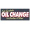 Signmission Oil Change, 48 Inch, Banner B-120-30406 - alternate 1