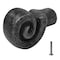 Brixwell Designer Contemporary Cabinet Knob For Kitchen And Cabinet Hardware 1-1/8 in Dia Wrought Iron Dark BXB9339WID - alternate 5