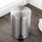 Happimess Oscar 8-Gallon Step-Open Trash Can with FREE Mini Trash Can, Platinum Silver HPM1000A - alternate 8