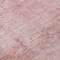 Homeroots 8' Blush And Pink Round Abstract Washable Indoor Outdoor Area Rug 616222 - alternate 5