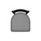 Holland Bar Stool Co 400 Jackie 18" Chair with Black Wrinkle Finish and Canter Folkstone Grey Seat 40018BW007 - alternate 3