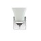 Jonathan Y Staunton 5" 1-Light Farmhouse Cottage Metal LED Vanity Light with Frosted Glass Shade, Chrome JYL7522B - alternate 12