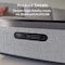 Alpha Digital Bluetooth Stereo Speaker- 10W, Alarm Clock, Charging, Light -Gray S300-GY - alternate 9