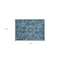 Homeroots 2' X 3' Denim and Gray Oriental Washable Non Skid Indoor Outdoor Area Rug 563745 - alternate 6