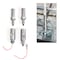 Safetywhips Warning Whip Heavy Duty Whip with Flag, White Whip, Orange Flag, White Reflective X, 120 Length SW10QD2-SXW - alternate 5