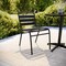 Flash Furniture Commercial Black Restaurant Stack Chair TLH-015C-BK-GG - alternate 14