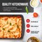 Bakken- Swiss Gray 10-Piece Nonstick Bakeware Set, Carbon Steel, Stackable, Dishwasher and Oven Safe to 450 DegF BKWAV10GRY - alternate 5