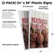 Signmission Meatballs On A Stick, Plastic Signs Only 24 Inch x 36 Inch, Corrugated Plastic, 2PK CSB-2436-2PACK-Meatballs On A Stick - alternate 2