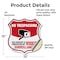 Signmission No Trespassing Shield Sign This Property, 12 Inch X 12 Inch, Vinyl Decal SHI-D-12-410 - alternate 5