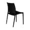 Niche Terrace Plastic Indoor/Outdoor Stacking Chair, for Patio, Cafe, Breakroom, Dining, Black, 12PK 4100BK12PK - alternate 8