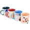 Spice By Tia Mowry Goji Blossom Fine Ceramic 4 Piece 17oz Mug Set in Multi Color 97188.04 - alternate 6