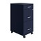 Space Solutions 14.25 in W 3 Drawer Mobile Vertical File Cabinet, Navy 24420 - alternate 1