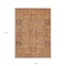 Homeroots 9' X 12' Terra Cotta Beige And Gray Oriental Washable Indoor Outdoor Area Rug 582144 - alternate 7