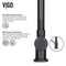 Vigo Gramercy Single Handle Pull-Down Spout Kitchen Faucet in Matte Black VG02008MB - alternate 5