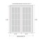 Vdomdoors Sliding Closet Bypass Doors 60 x 96 inches / Mela 7001 Painted Black / Rails Hardware Set / Wood So MELA7001DBD-TCF-6096 - alternate 6