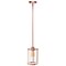 Homeroots Rose Gold Cylinder Iron Ceiling Light With Clear Shades 651631 - alternate 1