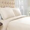 Homeroots Ivory Twin Cotton Blend 0 Thread Count Washable Duvet Cover Set 528434 - alternate 9