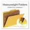 Pendaflex HD Pressboard Folder, Expands 2", 2 Full-Pocket Dividers, 6 Fasteners, Letter, Yellow, 10PK 1006942 - alternate 4