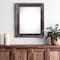 Homeroots 18" x 24" Black Solid Wood Hanging Picture Frame 380366 - alternate 2