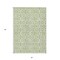 Homeroots 3' X 5' Artichoke Green And Ivory Geometric Washable Indoor Outdoor Area Rug 594821 - alternate 8