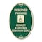 Signmission Reserved Parking Penalty $100 to $500 Tow-Awa, 12 In X 18 In Architectural, Heavy Gauge Aluminum A-OV-G-1218-22989 - alternate 1