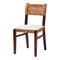Bali & Pari Dameka Bohemian Light Honey Rattan and Dark Brown Wood Dining Chair 251-13961-ZORO - alternate 1