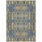 Homeroots 9' X 12' Blue Taupe And Beige Moroccan Washable Indoor Outdoor Area Rug 577191 - alternate 9