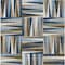 Homeroots 8' X 10' Navy Blue Brown And Beige Geometric Washable Indoor Outdoor Area Rug 598283 - alternate 8