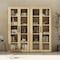 Manhattan Comfort Rivington 38in Bookcase Cabinet in Natural Oak - Set of 2 2-BC005-NA - alternate 1