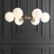 Jonathan Y Caleb Adjustable 6-Light 28" Brass Cluster Pendant Brass Gold/Black JYL9059B - alternate 9