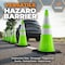 Xpose Safety Traffic Safety Cone, 28 in, Premium PVC, Dual 6 in & 4 in Reflective Collar, Lime Green LTC28-64-1-X - alternate 5