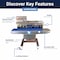 Sealer Sales Horizontal Continuous Band Sealer with Tilt Head, Right Feed, Dry Ink Coding FRM-1120C - alternate 10