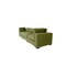 Homeroots 126" Moss Green Polyester Sofa With Black Legs 530499 - alternate 3