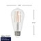 Bulbrite LED Filament, 8.5 Watt DimmableST18 Light Bulb, Clear Glass Finish, E26 Base, 4000K, 800 Lumens, 4PK 862311 - alternate 9