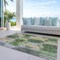 Homeroots 8' X 10' Green Gold And Silver Geometric Washable Indoor Outdoor Area Rug 618748 - alternate 9