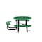 Flash Furniture Round Green, Polyethylene, Steel, 82.5 in L SLF-EMR-46ADA-GN-GG - alternate 11