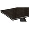 Homeroots 98" Dark Brown Solid Wood Self-Storing Leaf Pedestal Base Dining Table 343994 - alternate 5